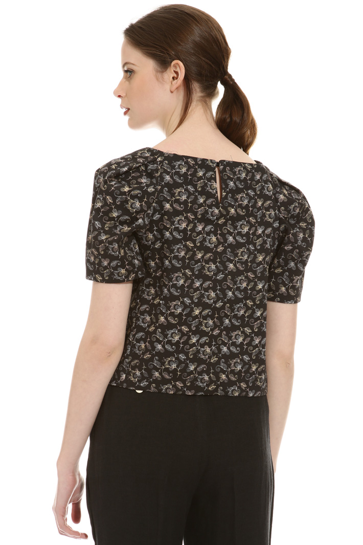 Top in piquet di cotone Fashion Market Top in piquet di cotone Fashion Market