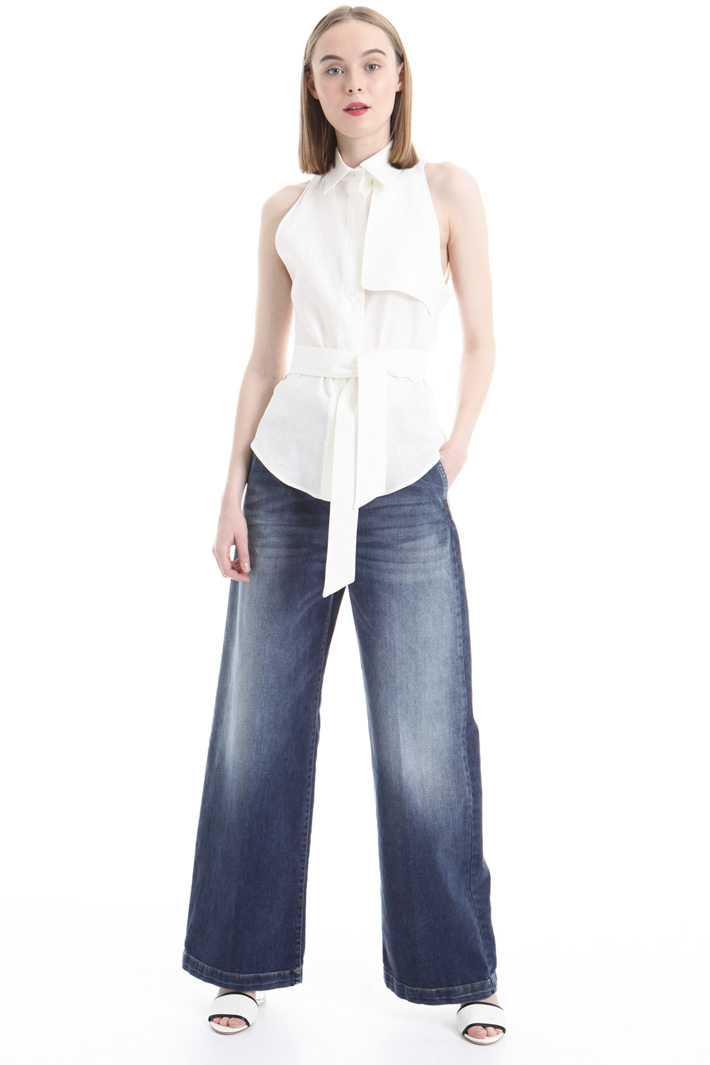 Top in puro lino Fashion Market Top in puro lino Fashion Market