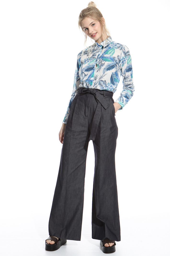Pantalone con cintura Fashion Market Pantalone con cintura Fashion Market