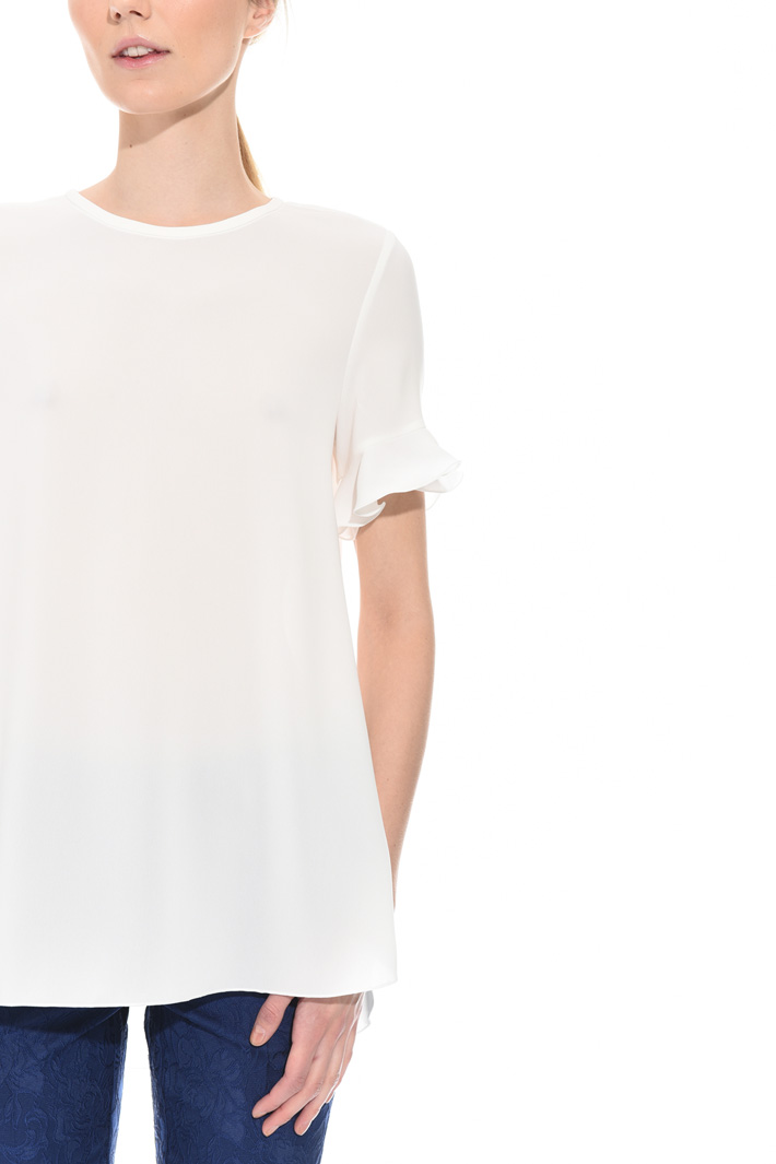 Blusa in cady triacetato Fashion Market Blusa in cady triacetato Fashion Market