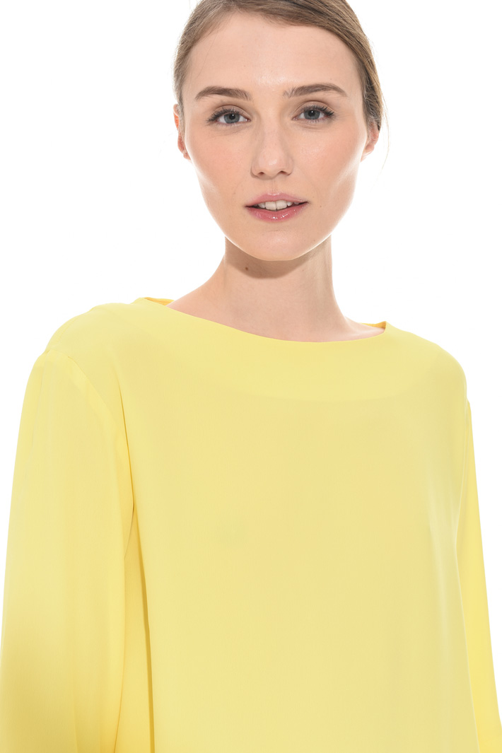 Blusa in crepe de chine Fashion Market Blusa in crepe de chine Fashion Market