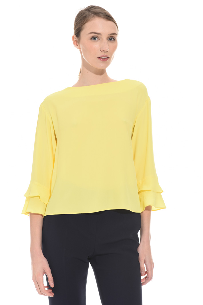 Blusa in crepe de chine Fashion Market Blusa in crepe de chine Fashion Market