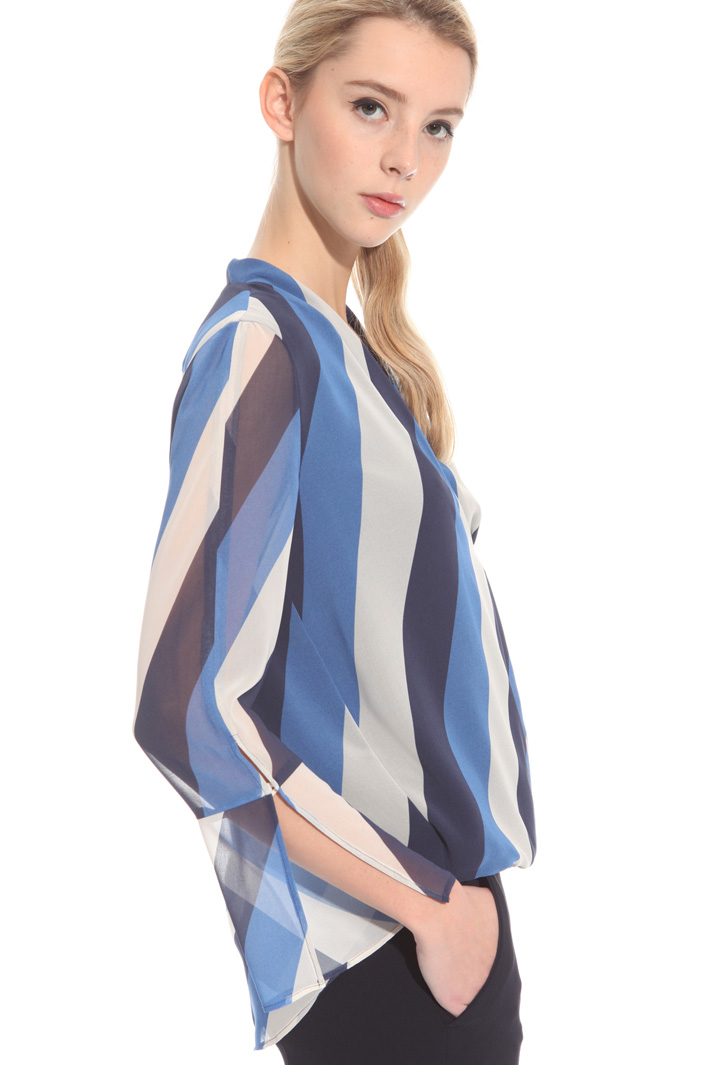 Blusa con pannelli sovrapposti Fashion Market Blusa con pannelli sovrapposti Fashion Market