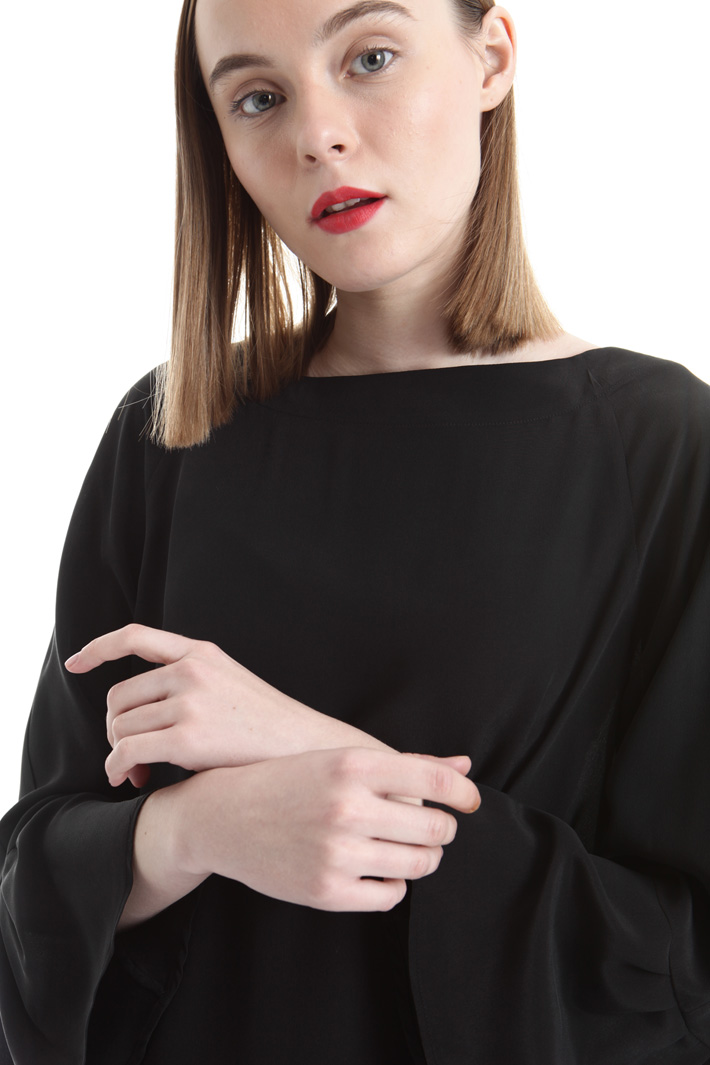 Blusa in seta lavata Fashion Market Blusa in seta lavata Fashion Market