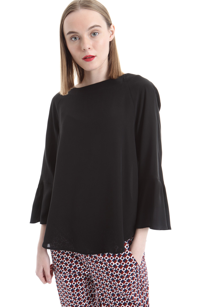 Blusa in seta lavata Fashion Market Blusa in seta lavata Fashion Market