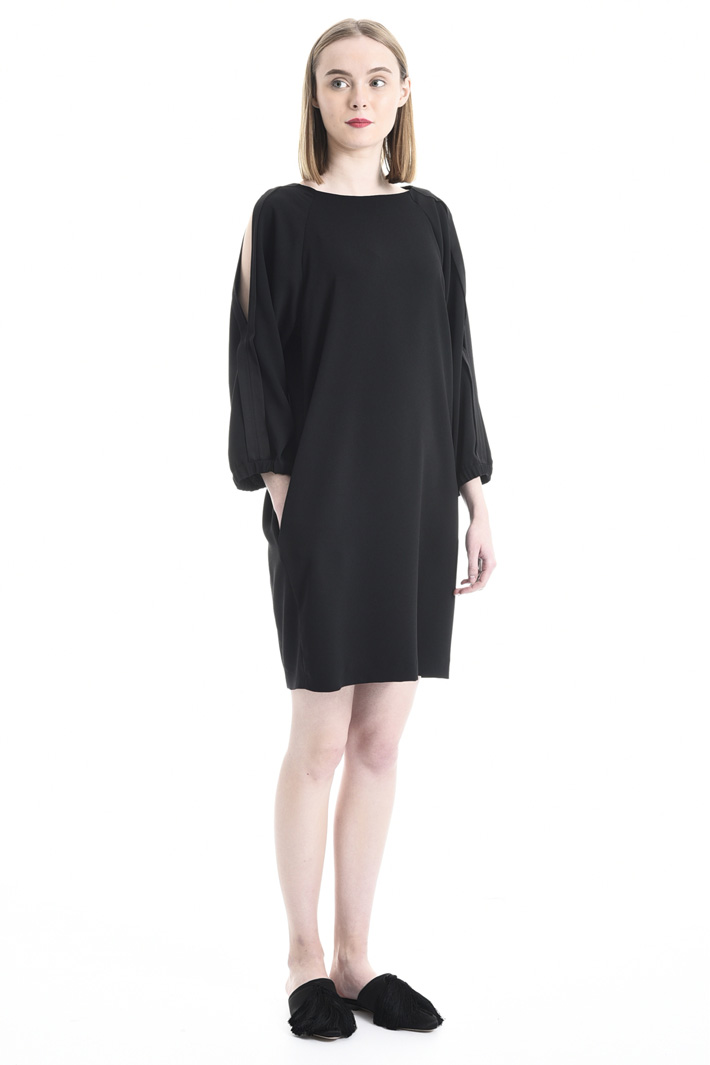 Abito a uovo in enver satin Fashion Market Abito a uovo in enver satin Fashion Market