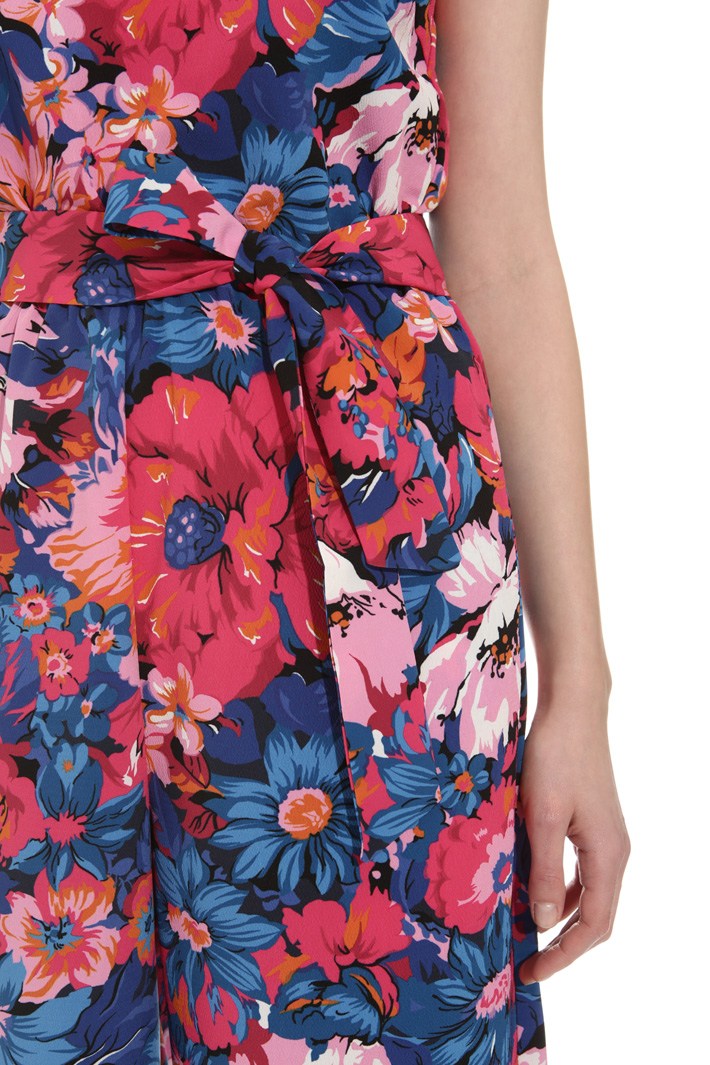 Tuta cropped in crepe stampata Fashion Market Tuta cropped in crepe stampata Fashion Market