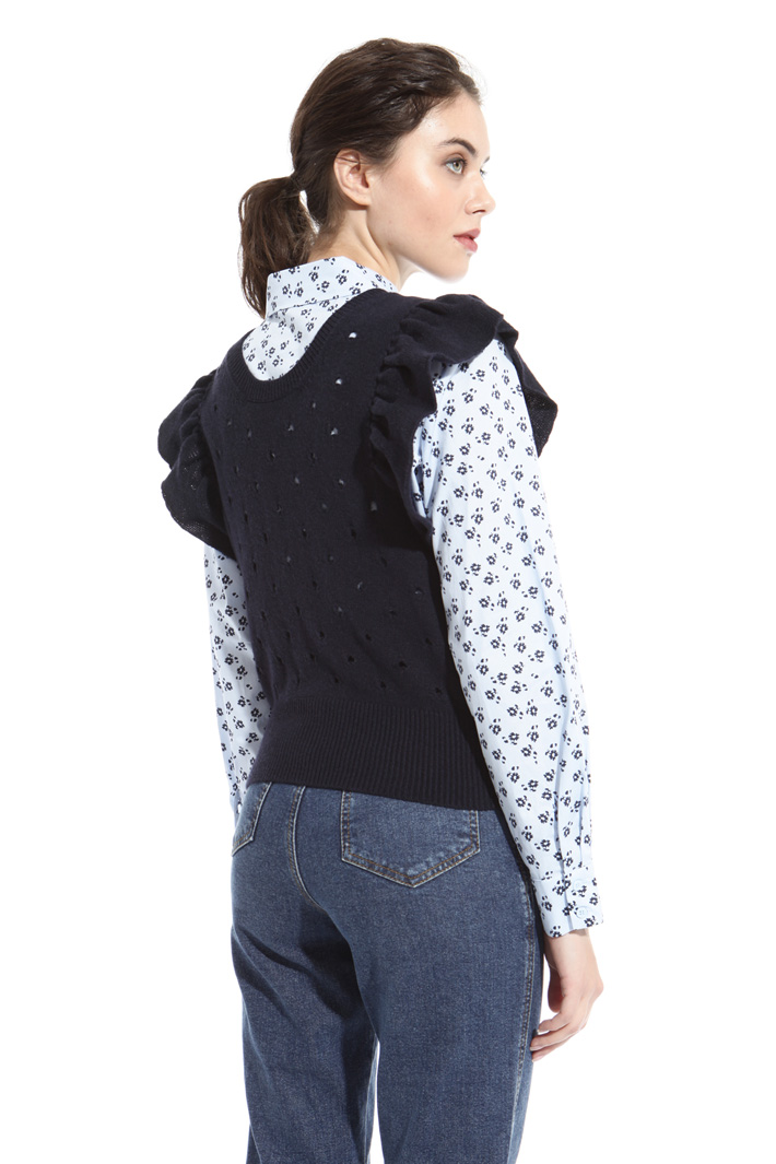 Gilet traforato in lana Fashion Market Gilet traforato in lana Fashion Market