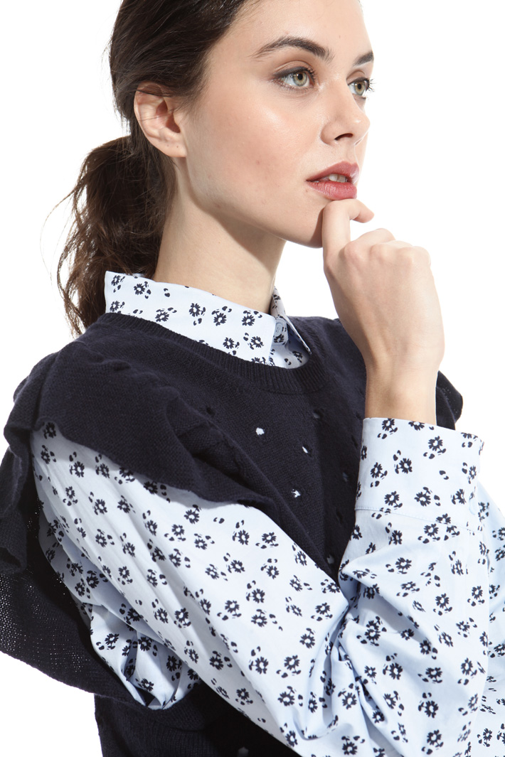 Gilet traforato in lana Fashion Market Gilet traforato in lana Fashion Market