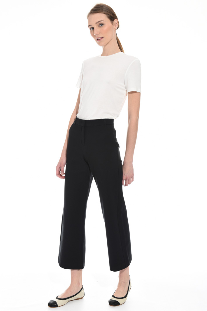 Pantalone in jersey ottoman Fashion Market Pantalone in jersey ottoman Fashion Market