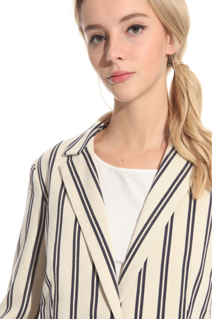 Blazer in cotone chevron Fashion Market Blazer in cotone chevron Fashion Market