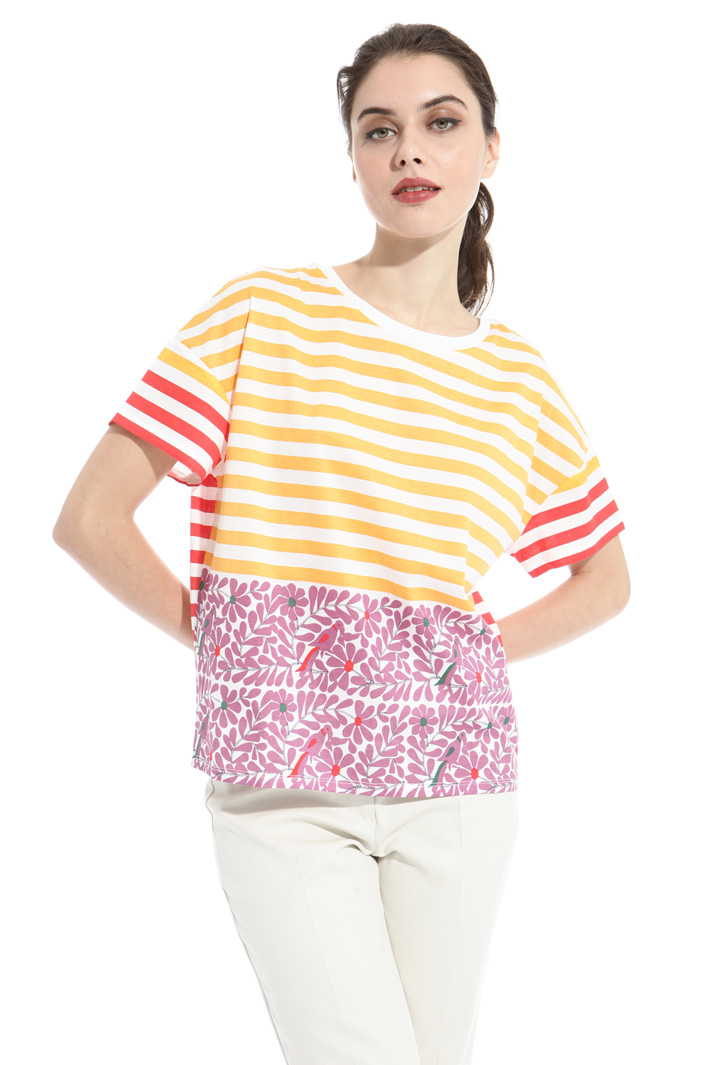 T-shirt boxy stampata Fashion Market T-shirt boxy stampata Fashion Market