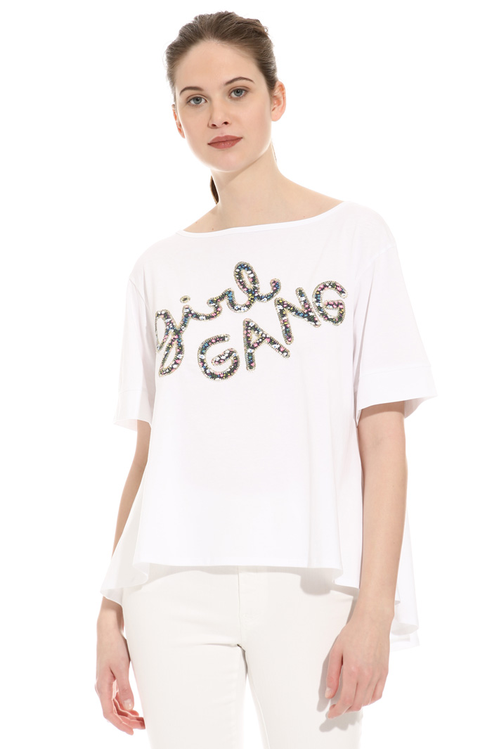 T-shirt svasata in cotone Fashion Market T-shirt svasata in cotone Fashion Market