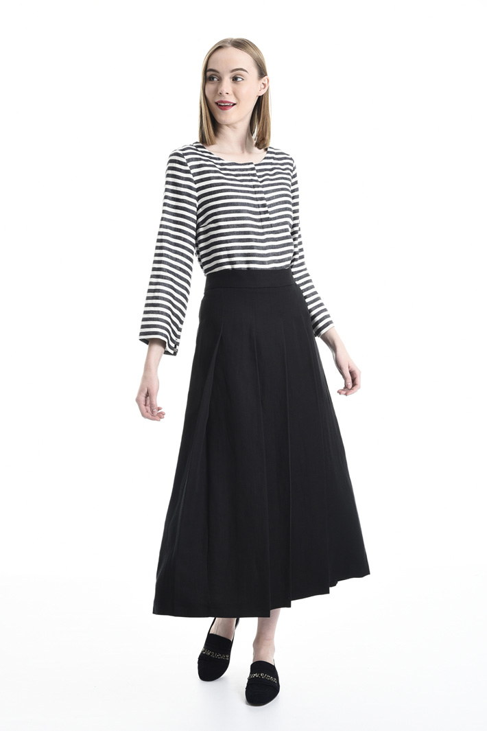 Gonna ampia in ramié e cotone Fashion Market Gonna ampia in ramié e cotone Fashion Market
