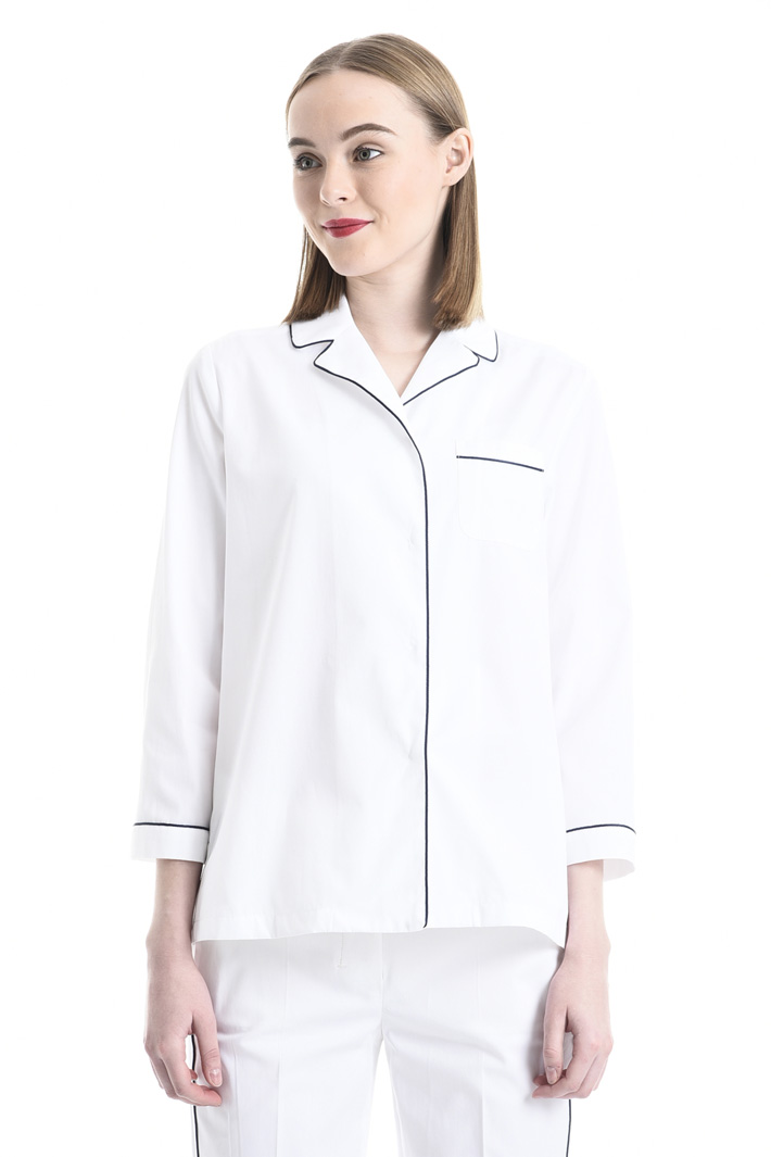 Camicia con profili contrasto Fashion Market Camicia con profili contrasto Fashion Market