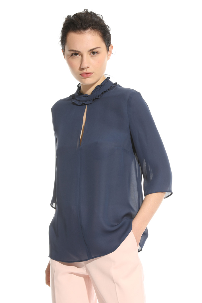 Blusa in georgette di seta Fashion Market Blusa in georgette di seta Fashion Market