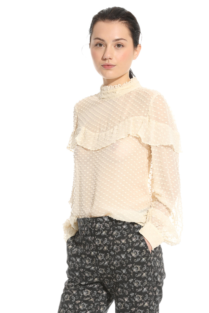 Blusa in fil coupè Fashion Market Blusa in fil coupè Fashion Market