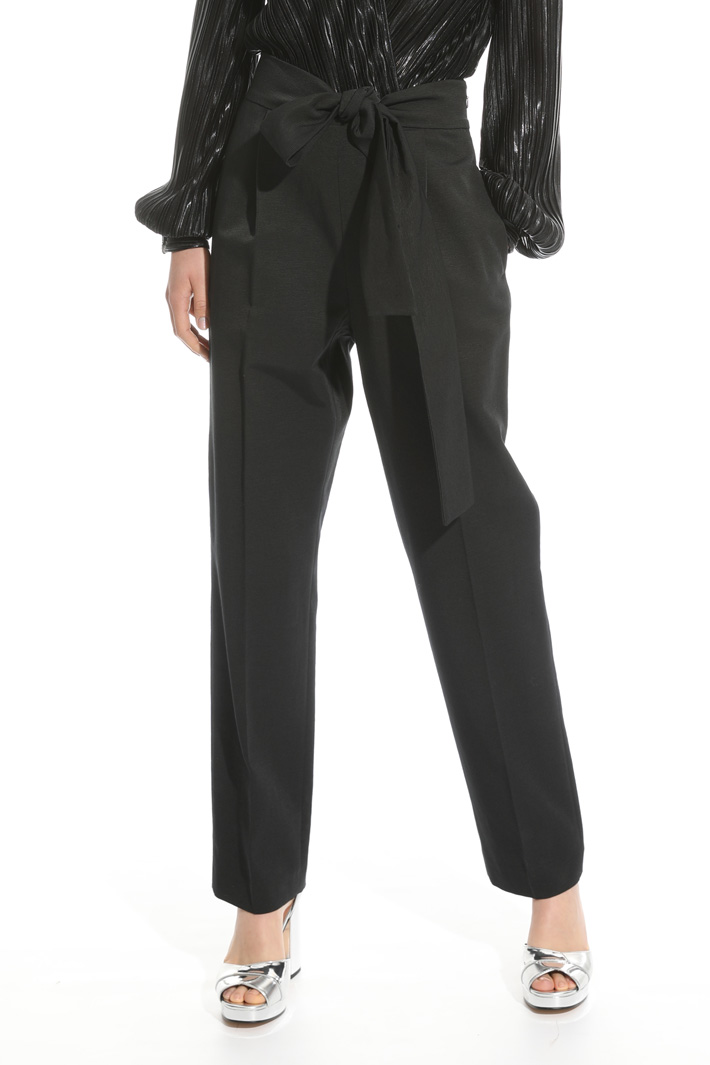 Pantalone con fiocco Fashion Market Pantalone con fiocco Fashion Market
