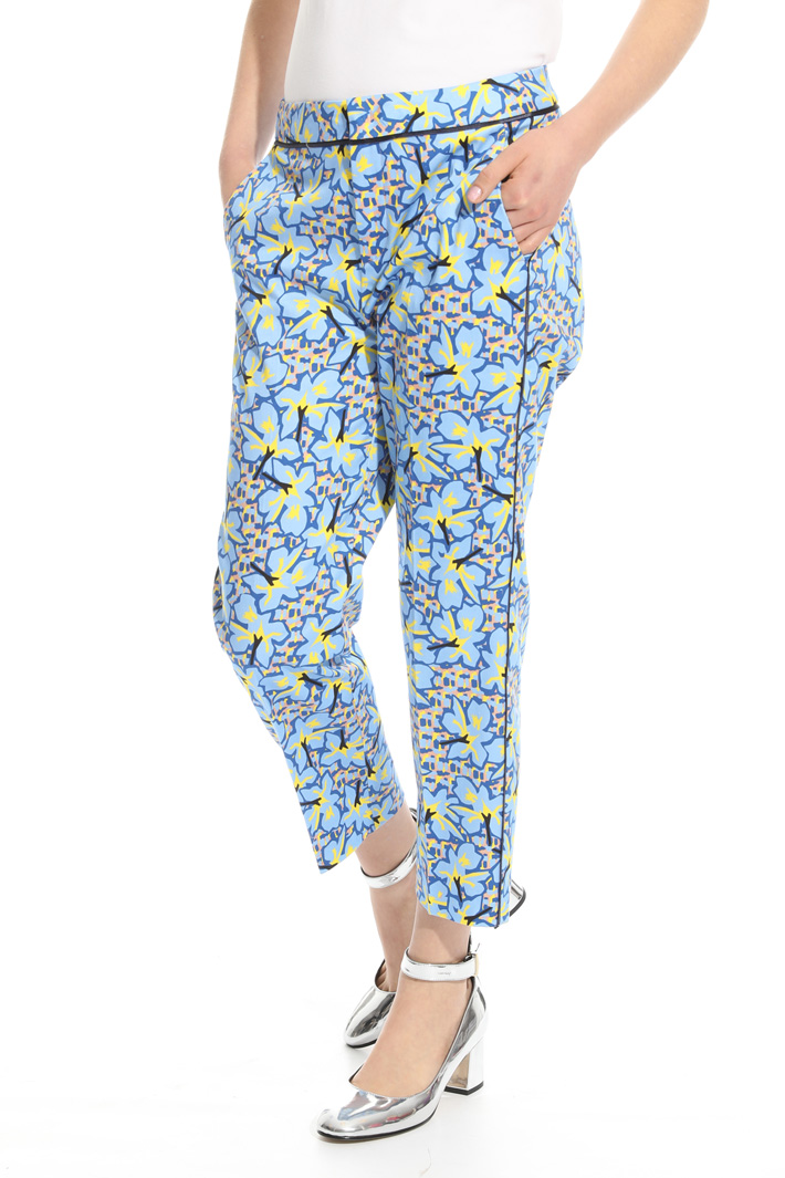 Pantalone in raso di cotone Fashion Market Pantalone in raso di cotone Fashion Market