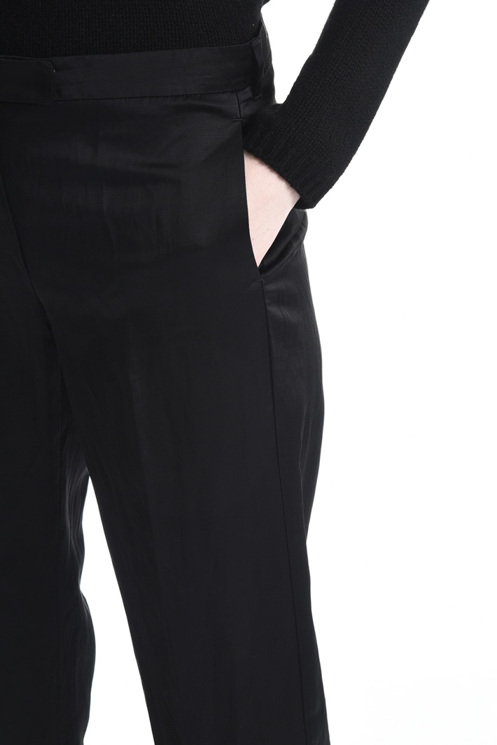 Pantalone a sigaretta in raso Fashion Market Pantalone a sigaretta in raso Fashion Market