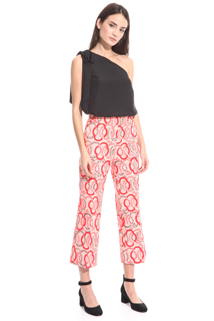 Pantalone in piquet stretch Fashion Market Pantalone in piquet stretch Fashion Market