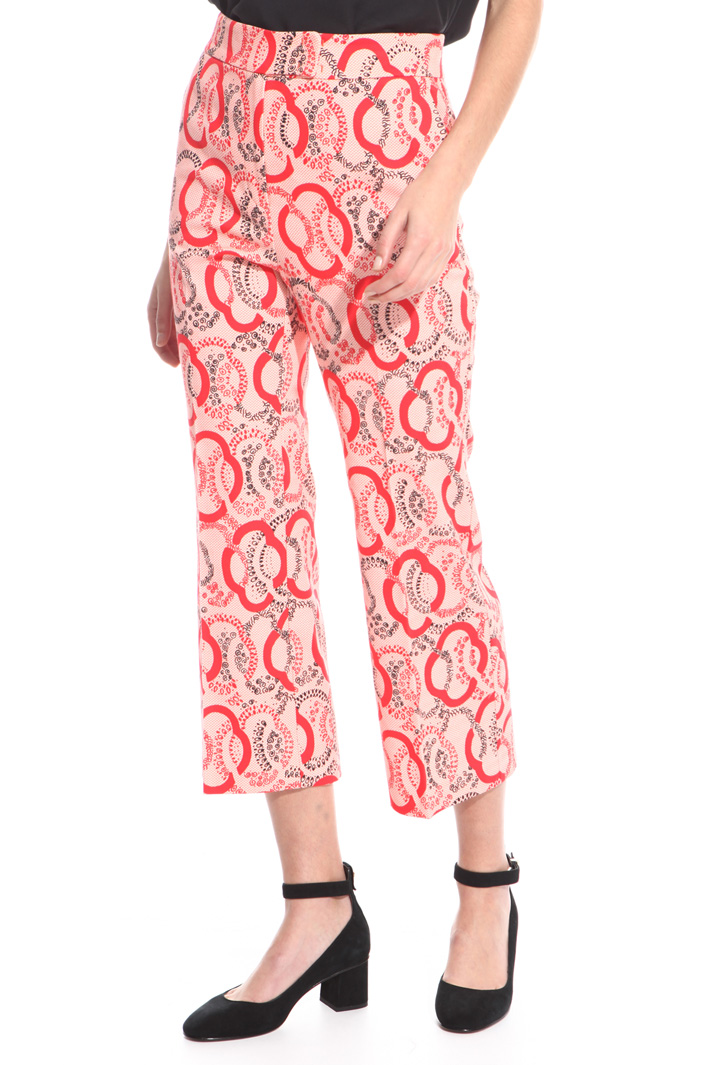 Pantalone in piquet stretch Fashion Market Pantalone in piquet stretch Fashion Market