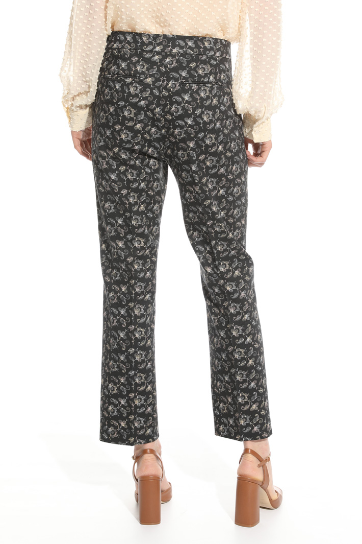 Pantalone in piquet stretch Fashion Market Pantalone in piquet stretch Fashion Market