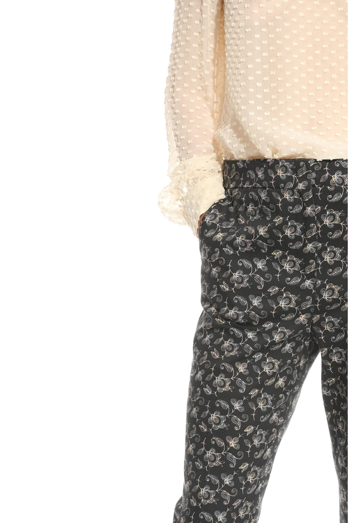 Pantalone in piquet stretch Fashion Market Pantalone in piquet stretch Fashion Market
