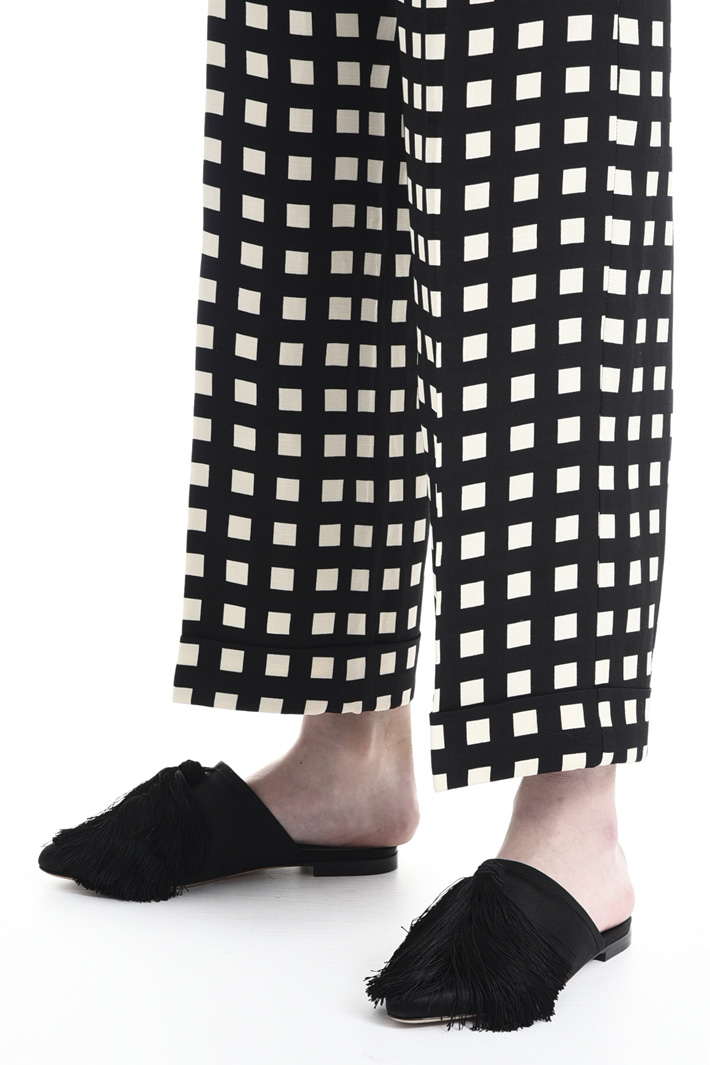 Pantalone in fluido armaturato Fashion Market Pantalone in fluido armaturato Fashion Market