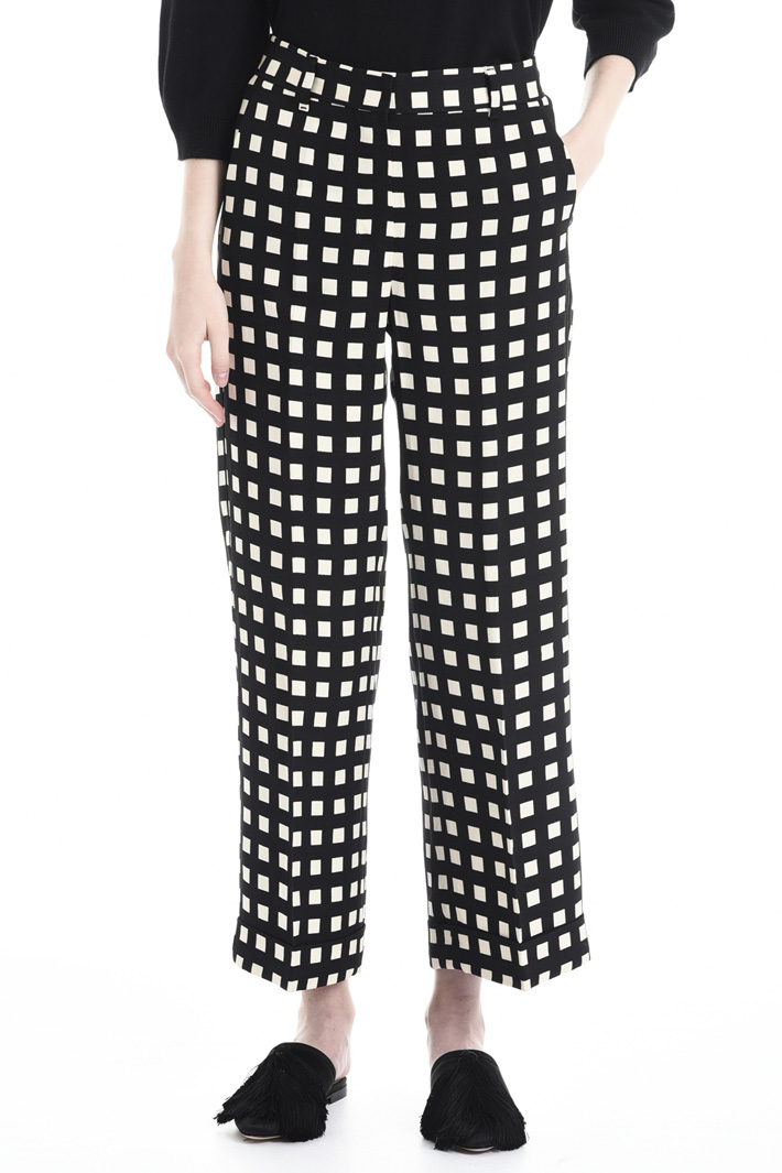 Pantalone in fluido armaturato Fashion Market Pantalone in fluido armaturato Fashion Market
