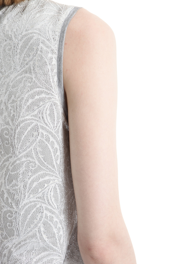 Top in jacquard lamé Fashion Market Top in jacquard lamé Fashion Market