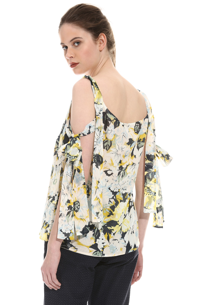 Top in voile stampato Fashion Market Top in voile stampato Fashion Market