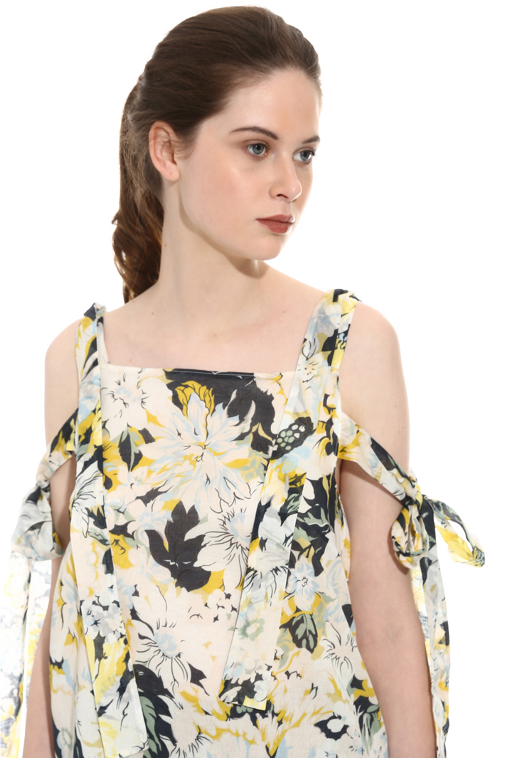 Top in voile stampato Fashion Market Top in voile stampato Fashion Market