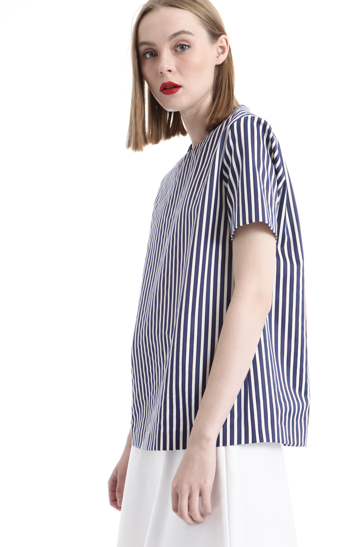 Top in raso di cotone Fashion Market Top in raso di cotone Fashion Market