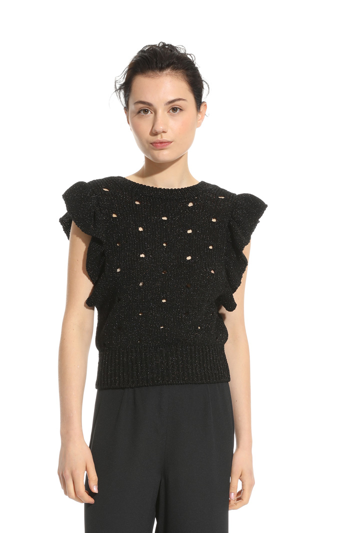 Top in maglia lamè Fashion Market Top in maglia lamè Fashion Market