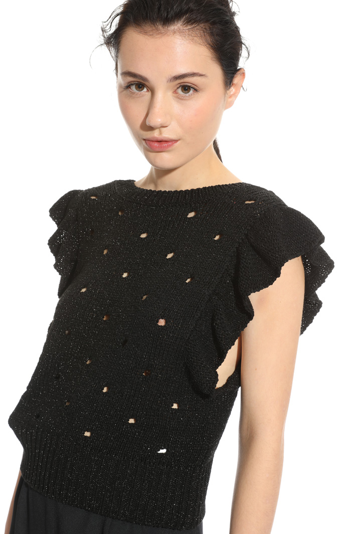 Top in maglia lamè Fashion Market Top in maglia lamè Fashion Market