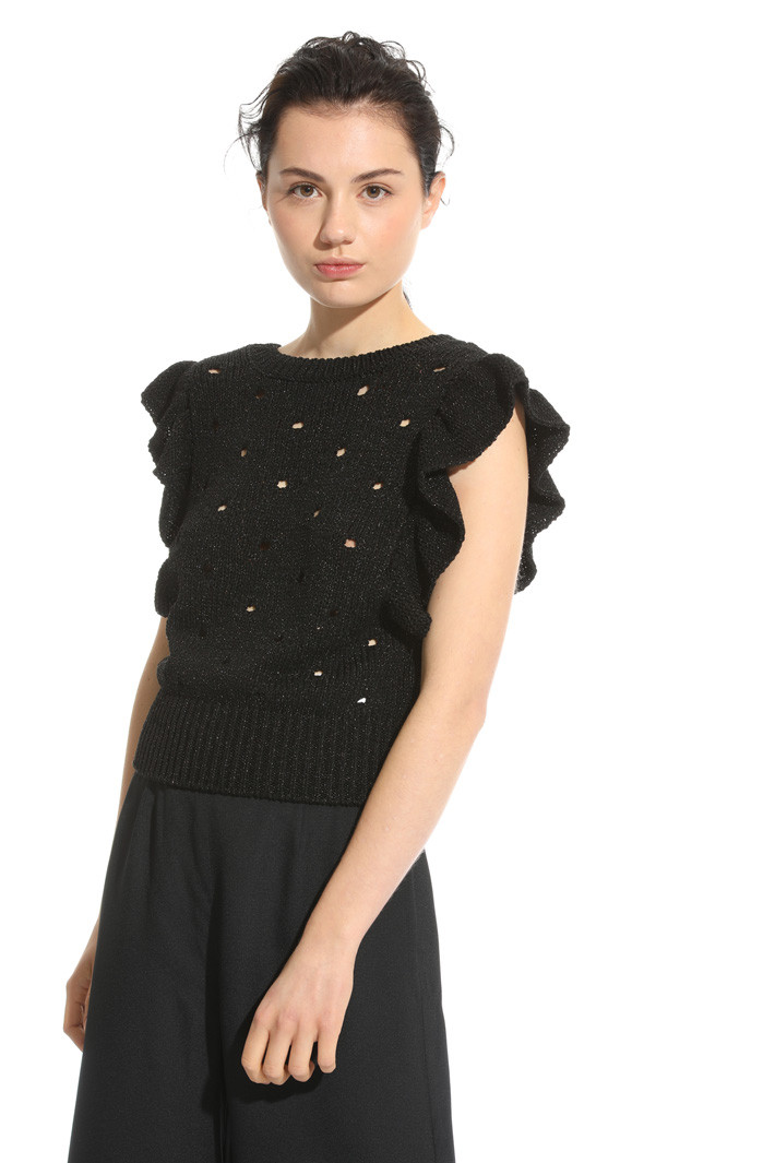 Top in maglia lamè Fashion Market Top in maglia lamè Fashion Market