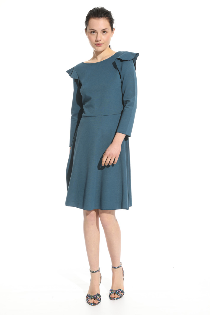 Abito con volant sulle spalle Fashion Market Abito con volant sulle spalle Fashion Market