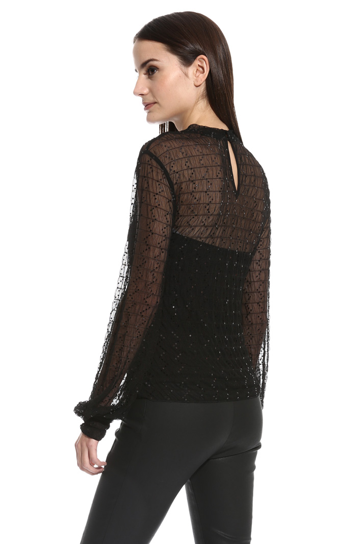 Top in tulle con paillettes Fashion Market Top in tulle con paillettes Fashion Market