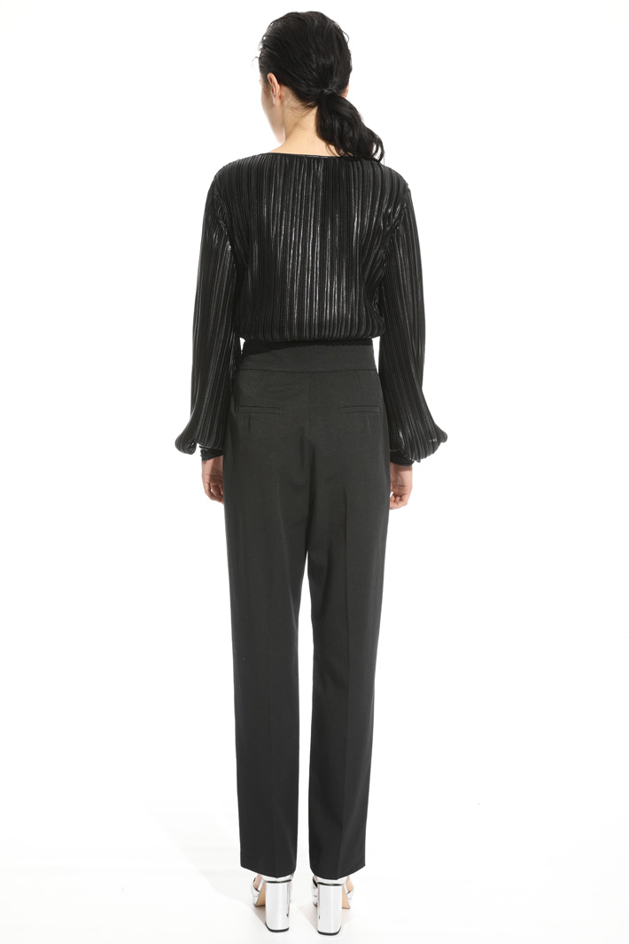 Body in jersey plissé laminato Fashion Market Body in jersey plissé laminato Fashion Market