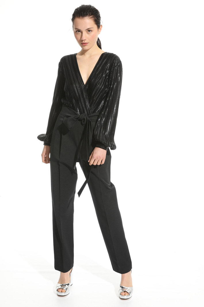 Body in jersey plissé laminato Fashion Market Body in jersey plissé laminato Fashion Market