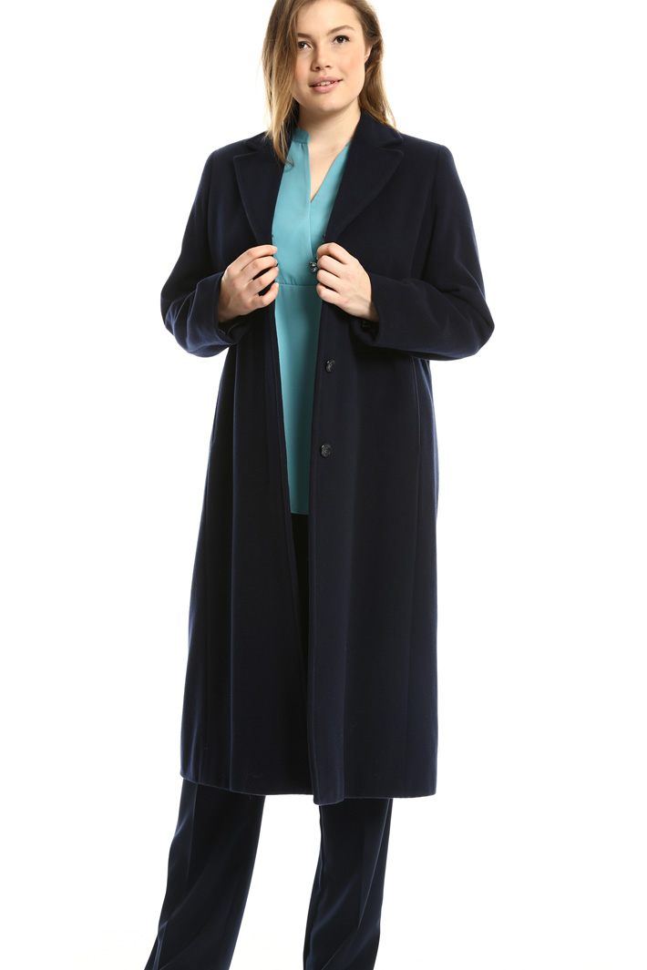 Cappotto lungo in drap di lana Fashion Market Cappotto lungo in drap di lana Fashion Market