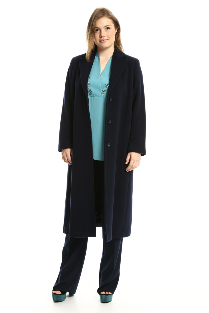 Cappotto lungo in drap di lana Fashion Market Cappotto lungo in drap di lana Fashion Market
