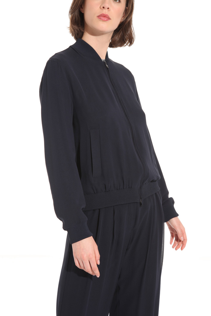 Bomber in georgette di seta Fashion Market Bomber in georgette di seta Fashion Market
