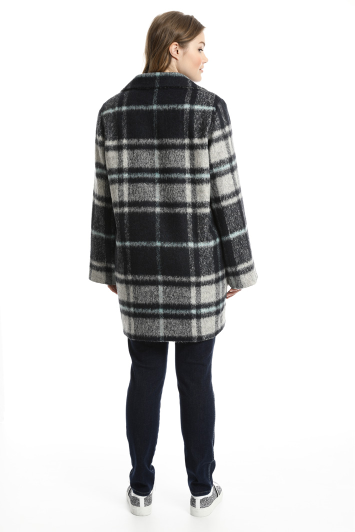 Cappotto check in alpaca Fashion Market Cappotto check in alpaca Fashion Market