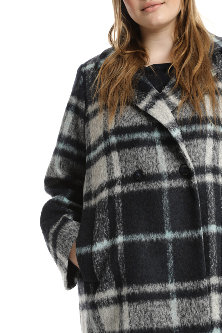 Cappotto check in alpaca Fashion Market Cappotto check in alpaca Fashion Market