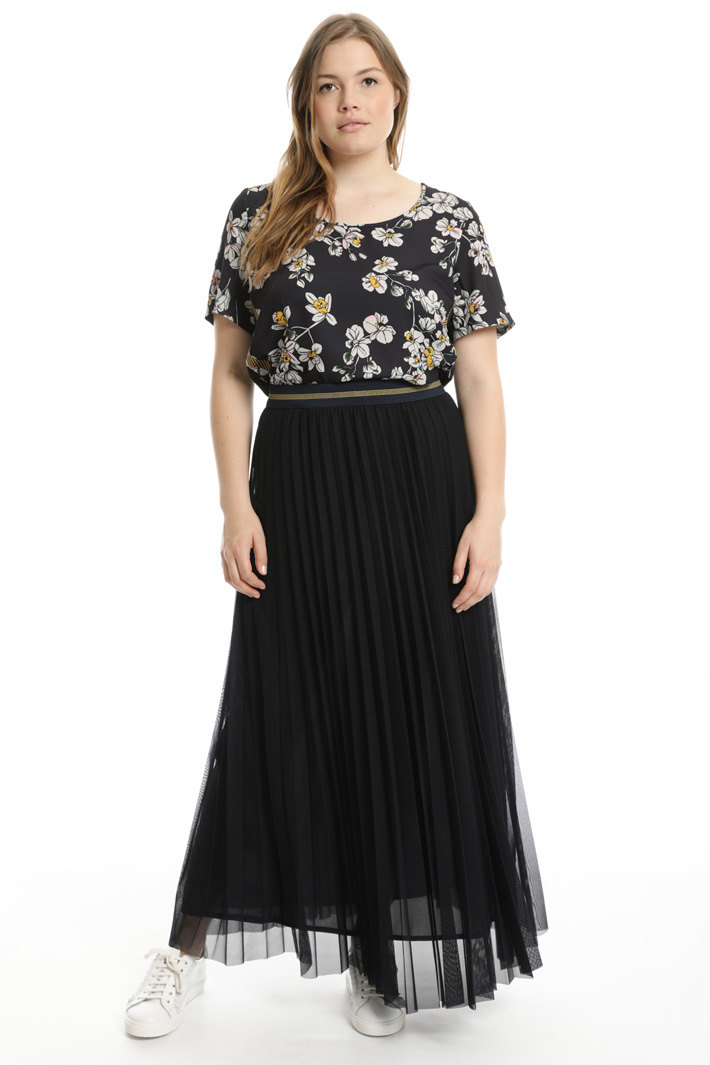 Gonna lunga in tulle plissé Fashion Market Gonna lunga in tulle plissé Fashion Market