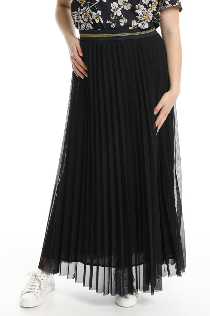 Gonna lunga in tulle plissé Fashion Market Gonna lunga in tulle plissé Fashion Market