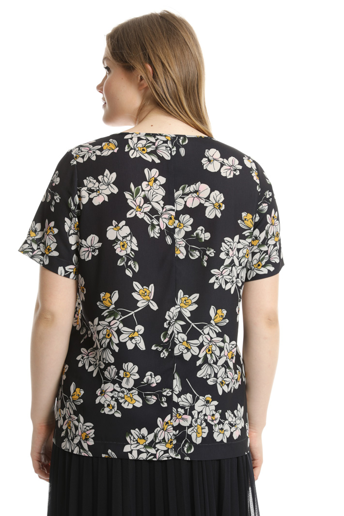 Casacca in cady stampato Fashion Market Casacca in cady stampato Fashion Market