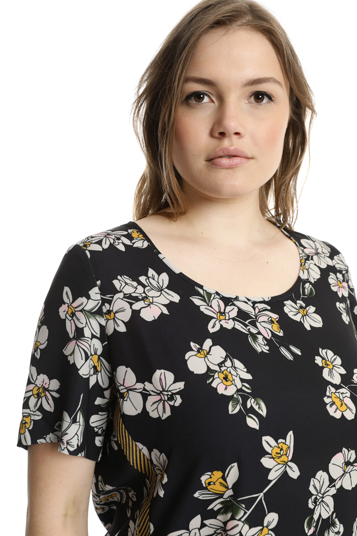 Casacca in cady stampato Fashion Market Casacca in cady stampato Fashion Market